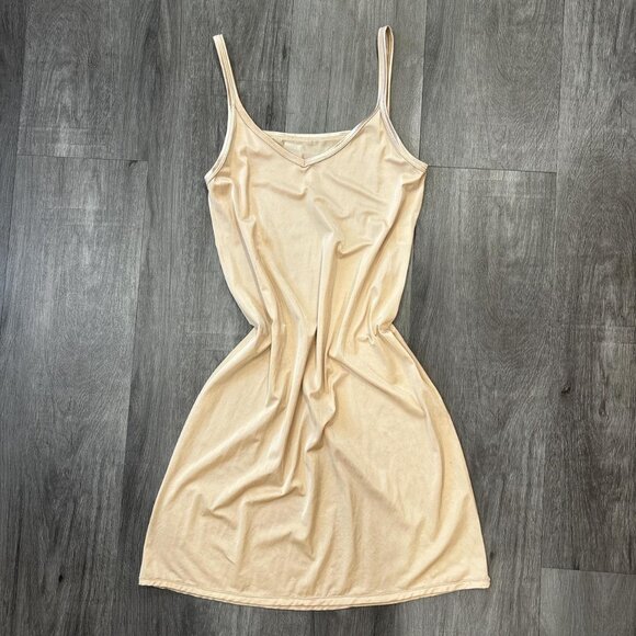 Vintage Nude Slip Dress - Picture 2 of 4